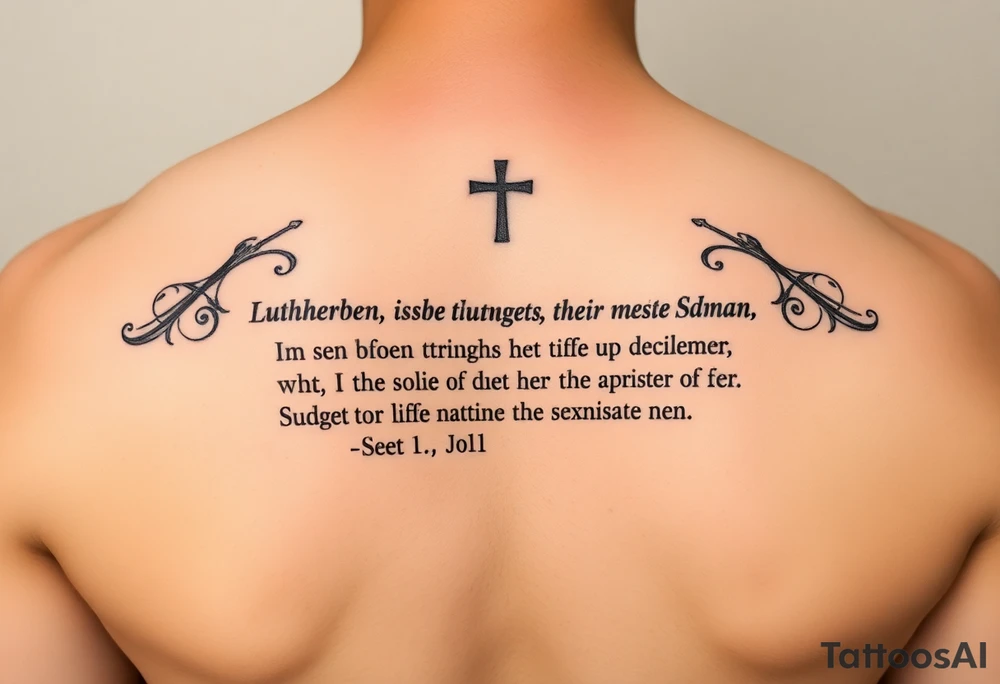 Lutheran, American, German, Apostles Creed tattoo idea