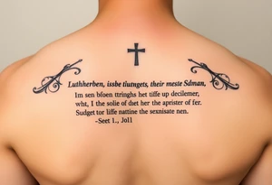Lutheran, American, German, Apostles Creed tattoo idea