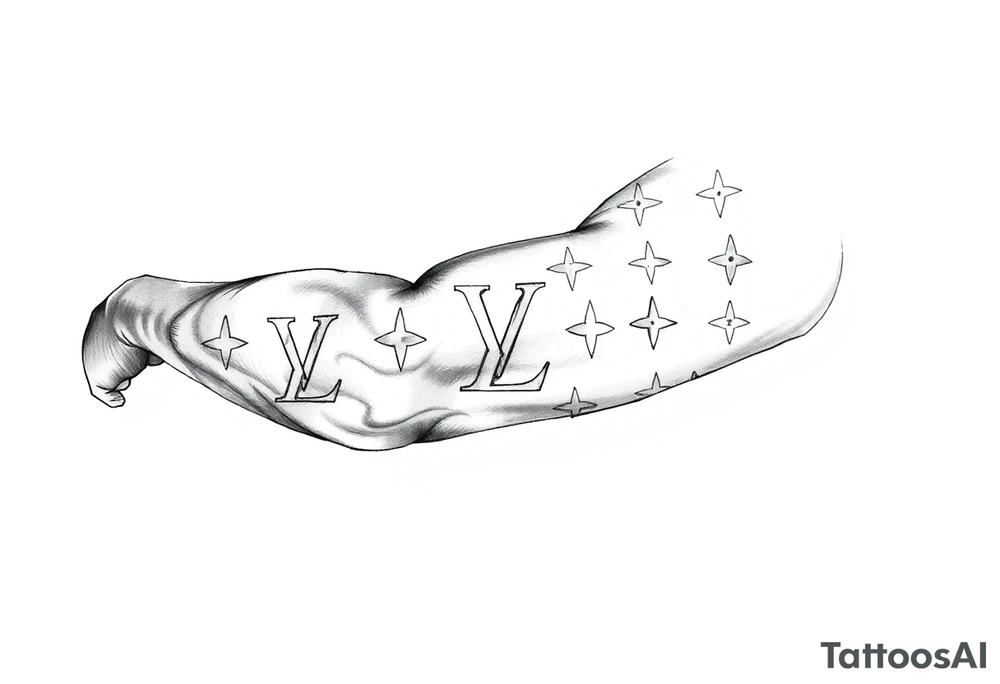Louis vuitton tattoo idea