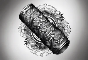 DNA forearm tattoo idea