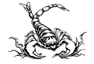 Scorpion Japanese style tattoo idea