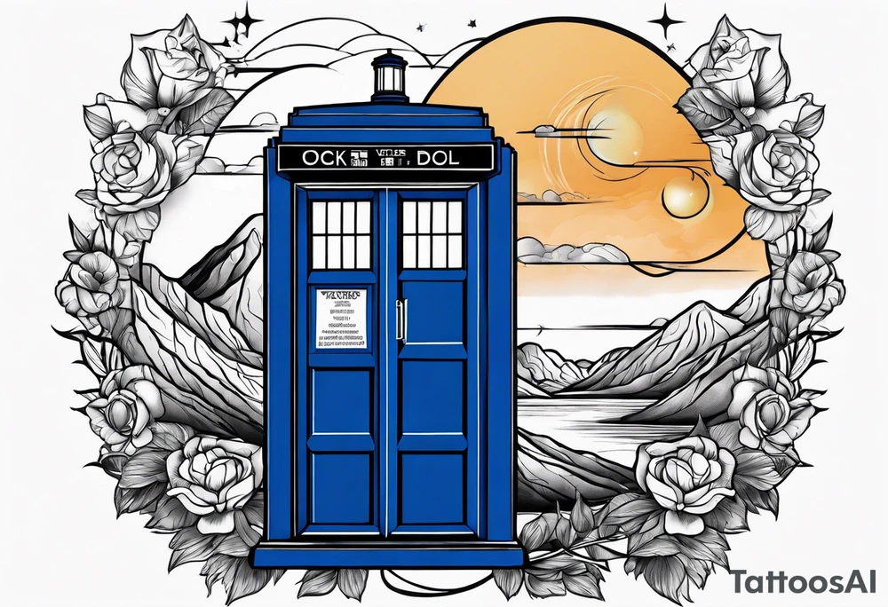 Tardis. tattoo idea