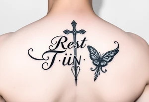 Rest in peace tattoo for best friend named Todd that passed away. I want the tattoo located on the right hand tattoo idea