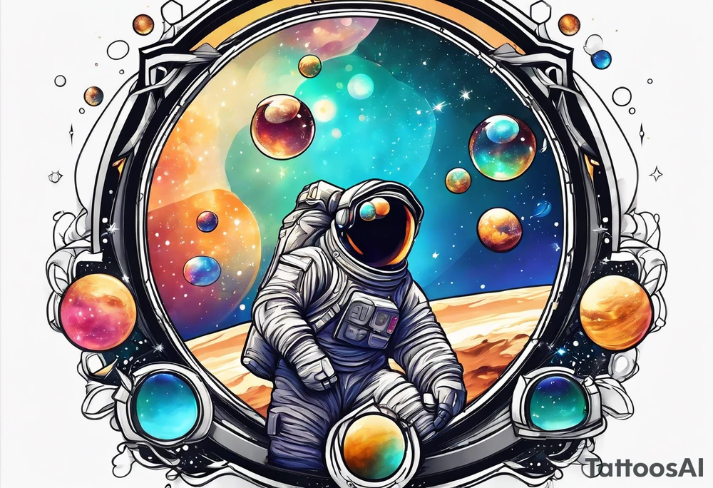 Bubbles space telescope tattoo idea