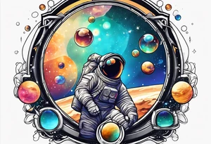 Bubbles space telescope tattoo idea