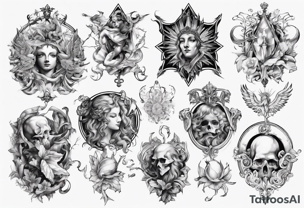 Renaissance artwork tattoo idea