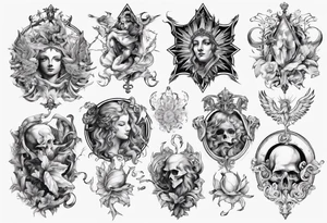 Renaissance artwork tattoo idea