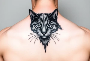 Black Cat tattoo idea