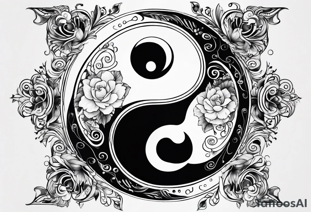 Ying Yang tattoo idea