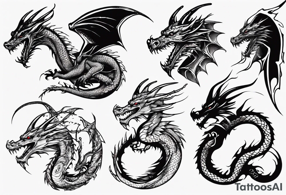 dragon tattoo idea