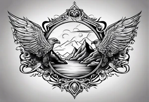 the word ‘onwards’ tattoo idea