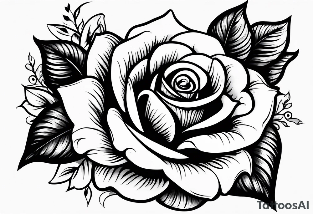 detroit city , with virgo symbol and roses tattoo idea
