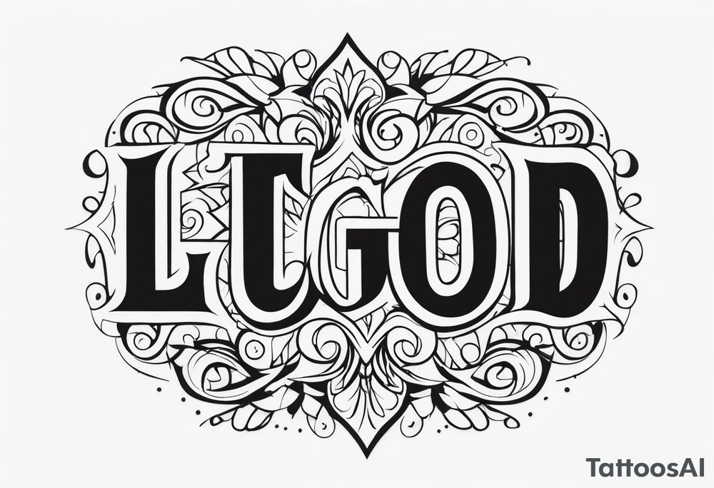 let god tattoo idea