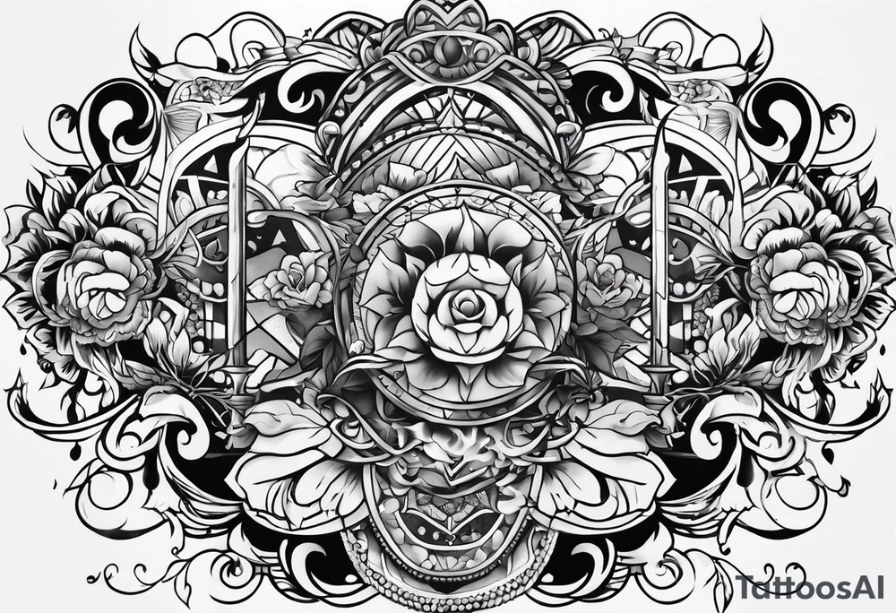 Traditional tattoo flash tattoo idea