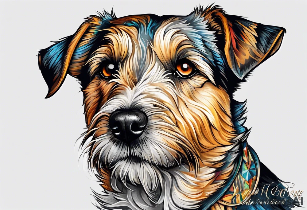 mountain terrier named buddy tattoo idea