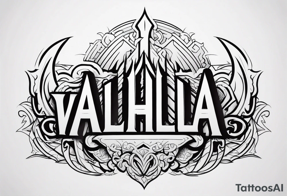 Valhalla mist tattoo idea