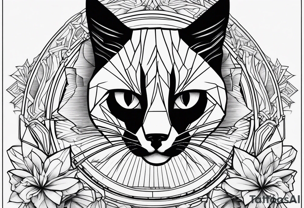 Black Cat tattoo idea
