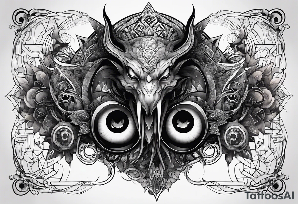 Long tattoo for forearm. Lovecraftian creature, with technological elements. tattoo idea Long tattoo for forearm. Lovecraftian creature, with technological elements. tattoo idea