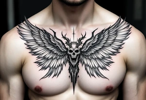 Fallen Angel tattoo tattoo idea