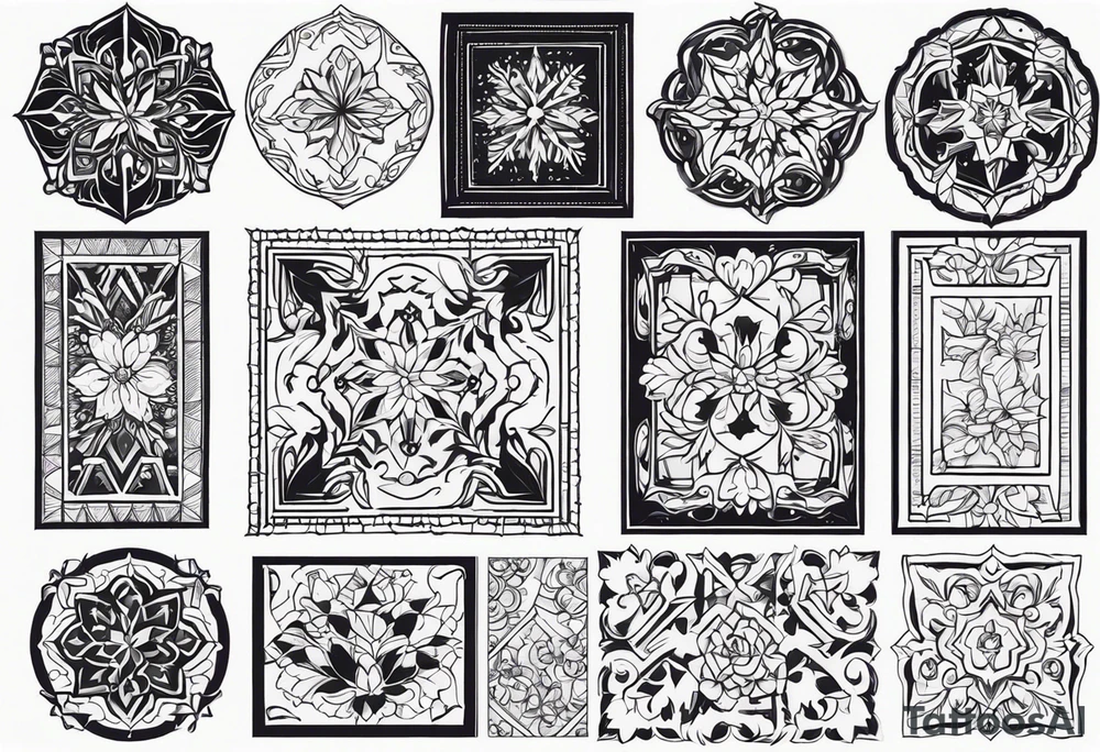 CHRISTMAS GIFT WRAPPERS tattoo idea