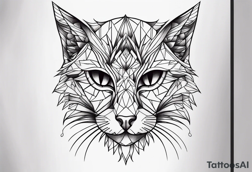 Black Cat tattoo idea