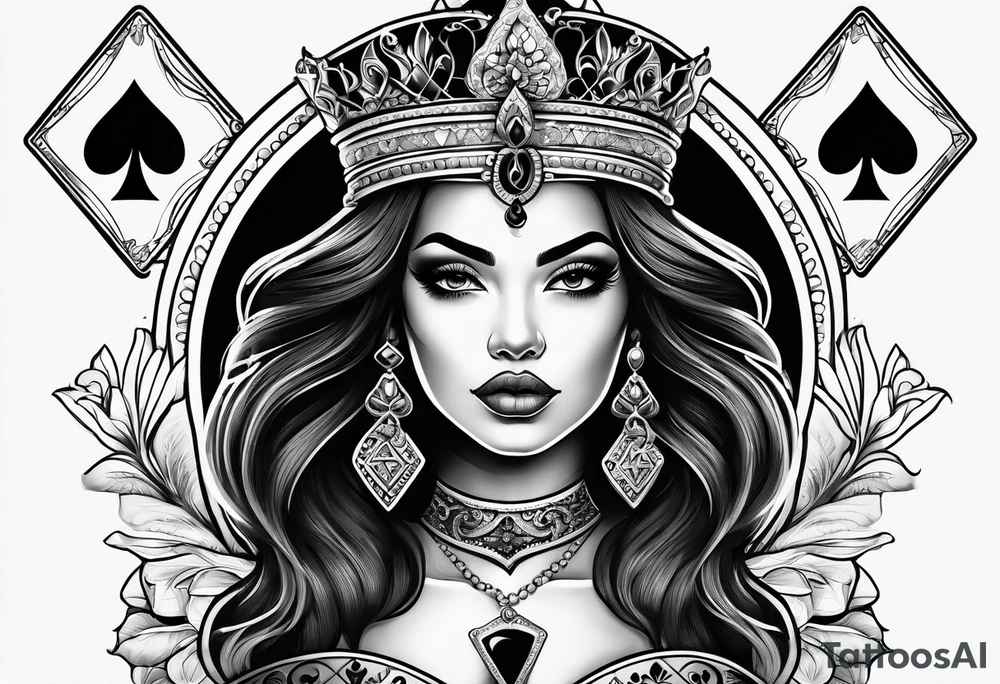 Queen of Spades, Latina, tattoo idea