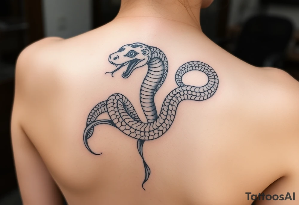 Snake rebirth Javanese spiritual 
Kris tattoo idea