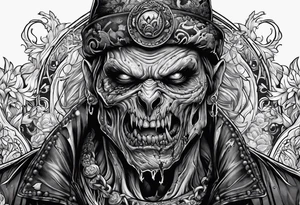 Zombie tattoo idea
