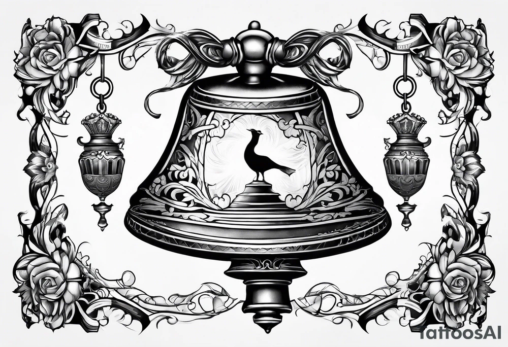 A Bell with the name Valor tattoo idea