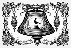A Bell with the name Valor tattoo idea