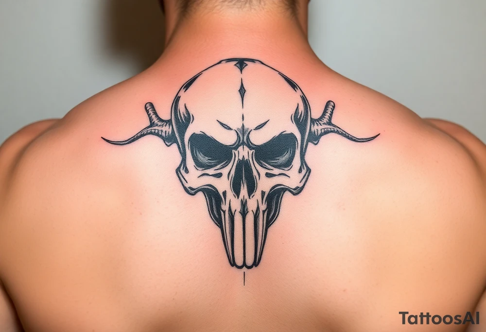 2% skull recovery tattoo idea