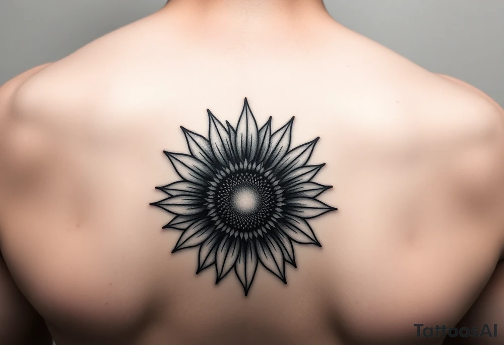 Sunflower, sun tattoo that will "shine" on another small tattoo right above my elbow tattoo idea