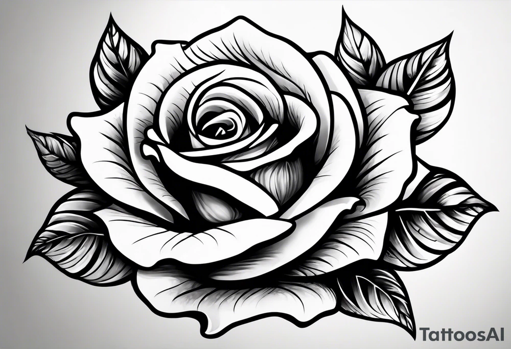 every rose has its thorn tattoo idea