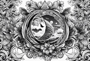 Buttcheeks tattoo idea
