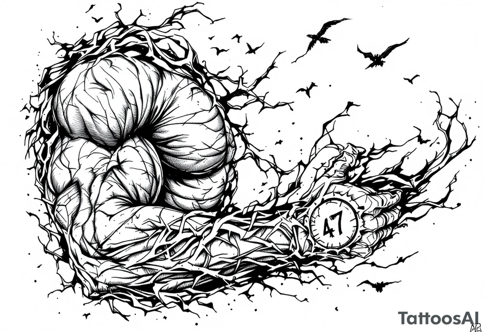 the number 47 tattoo idea