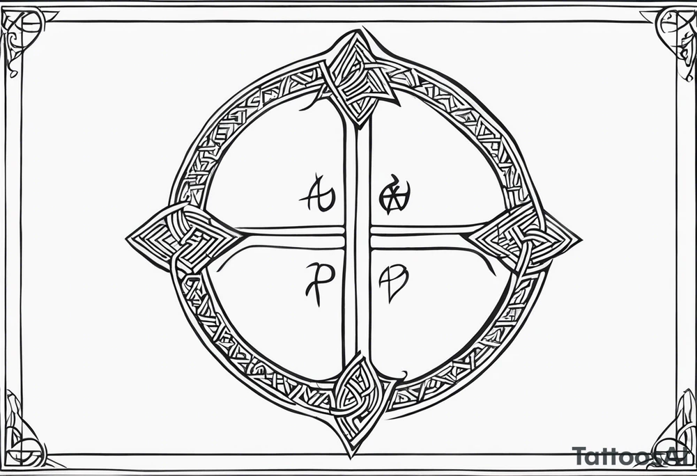 Ancient Norse runes inscribed along your forearm or wrist, symbolizing wisdom, strength, and guidance from the Hávamál. You could select a few verses that have resonated with you and represent your own values. tattoo idea