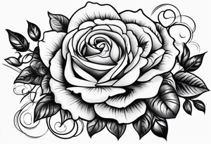 Roses and guns tattoo idea