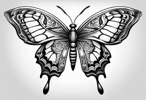 Butterfly scorpion tattoo idea