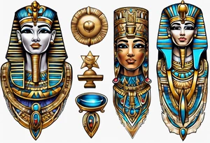 egyptian tattoo tattoo idea
