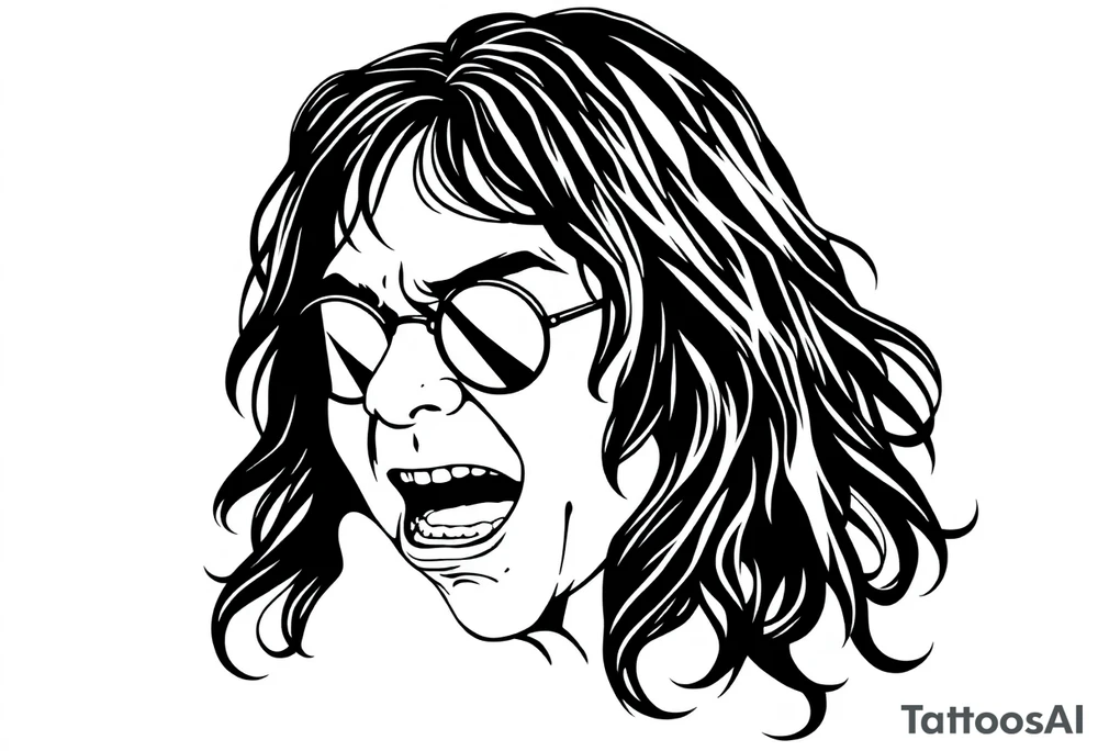 Ozzy Osbourne tattoo idea