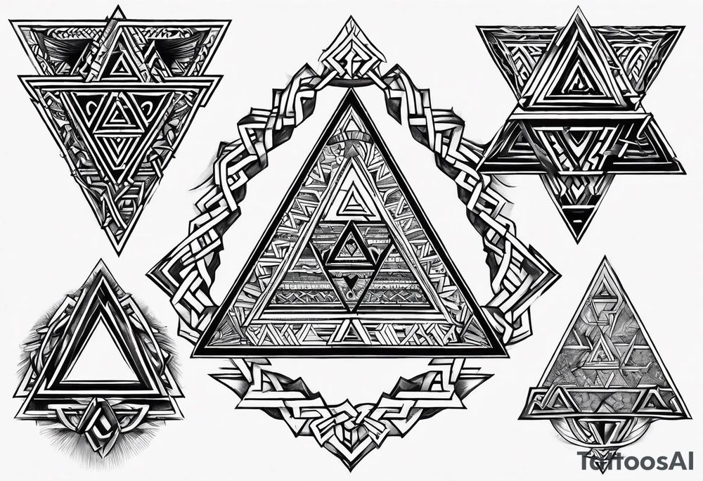 Valknut nordic tattoo idea