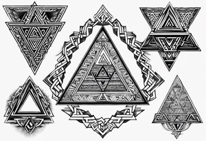 Valknut nordic tattoo idea