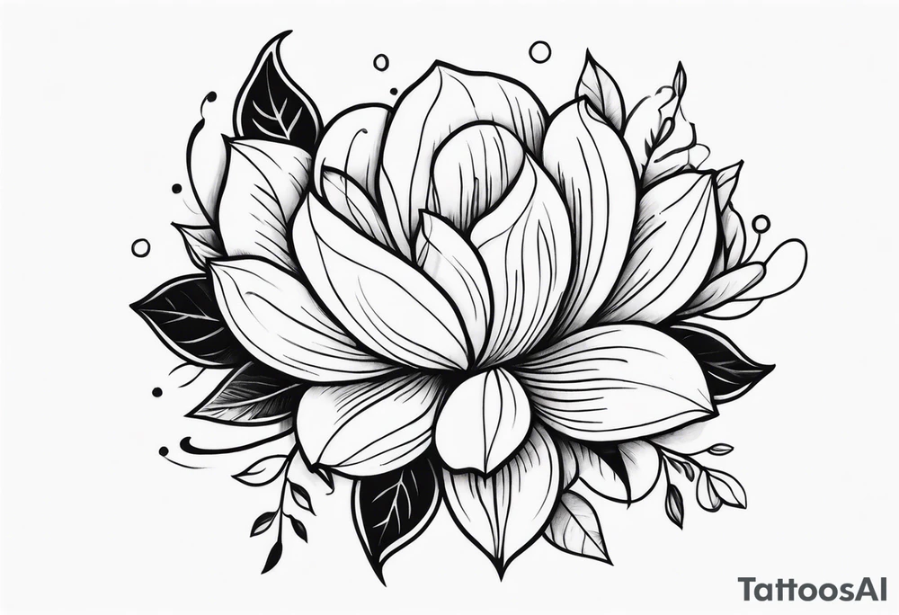 Flower tattoo idea