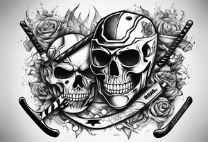 Memorai Hockey Tattoo tattoo idea