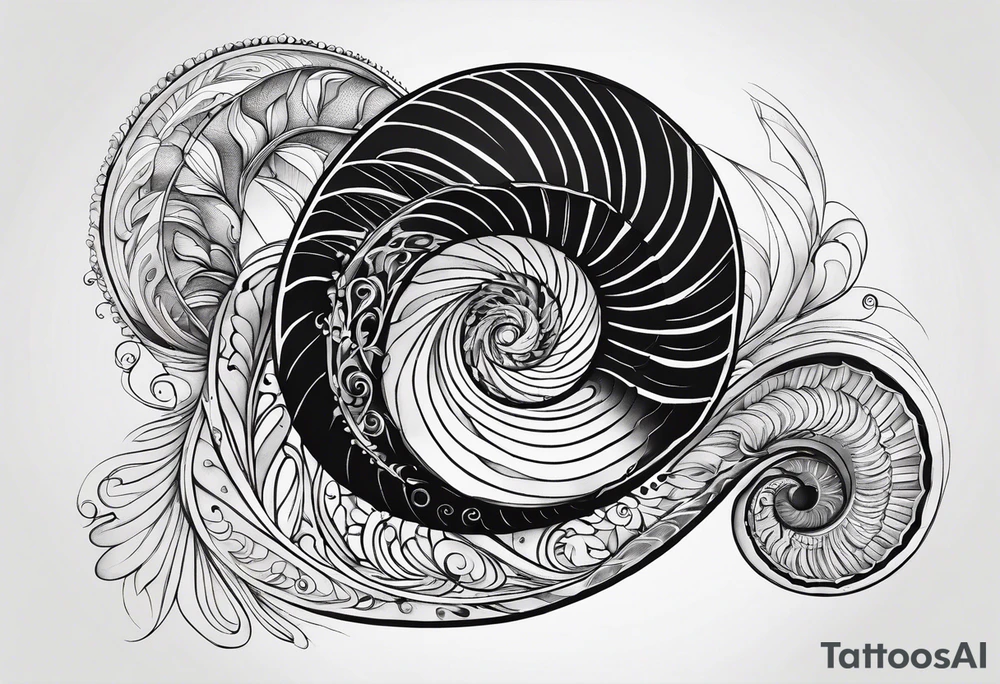 Nautilus tattoo idea