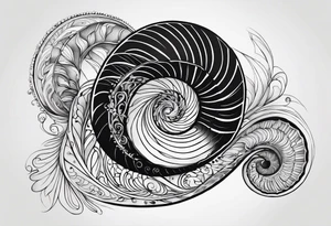 Nautilus tattoo idea
