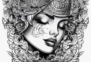 Brain, heart, love, heart break makes you strong, worth it, pain makes you stronger, strength, plane, travel tattoo idea