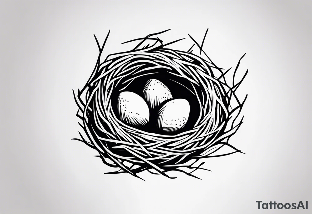 BIRD NEST tattoo idea