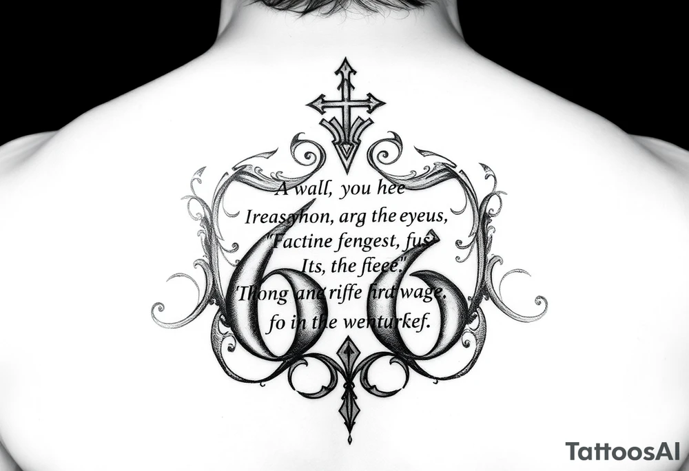 Psalm 66 tattoo idea