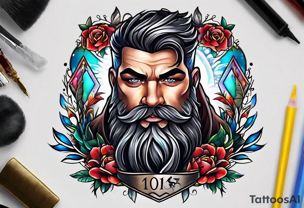 father memorial tattoo.. tattoo idea